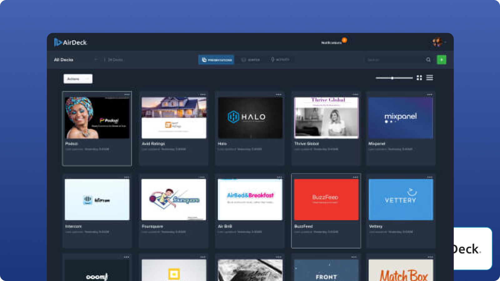Document Communication Platform screenshot
