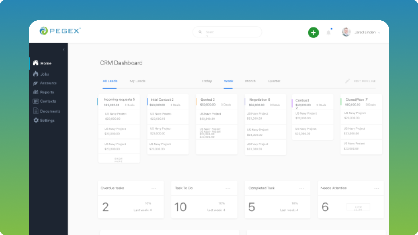 CRM/ERP Platform screenshot