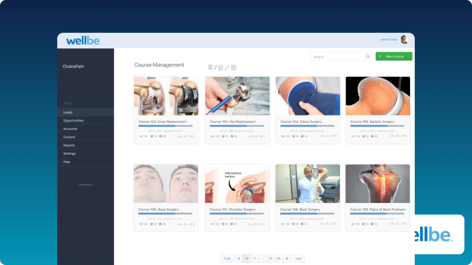 Patient Recovery Platform screenshot