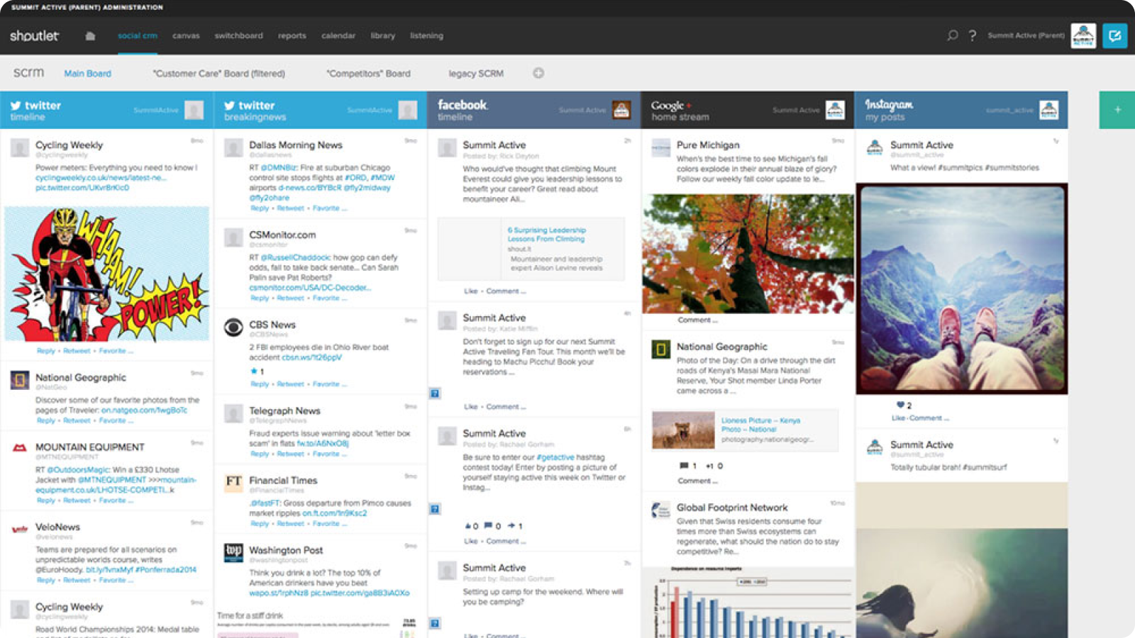 Social Media Platform screenshot