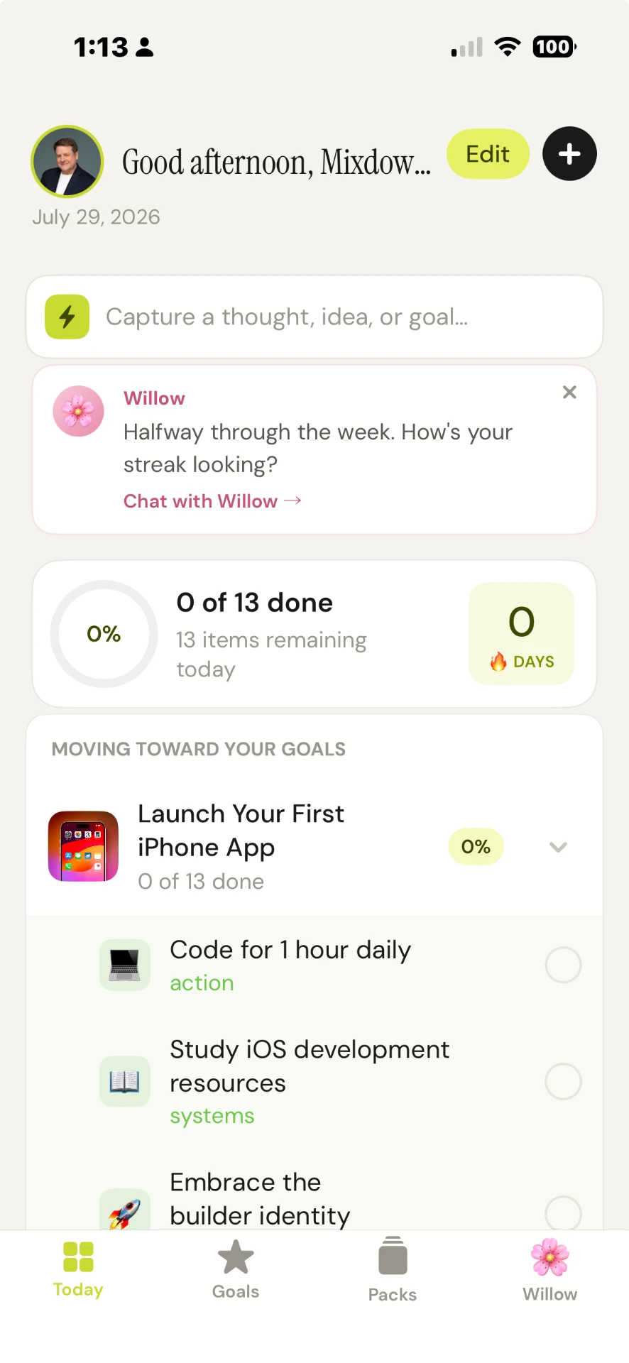 Tractionary product screenshot