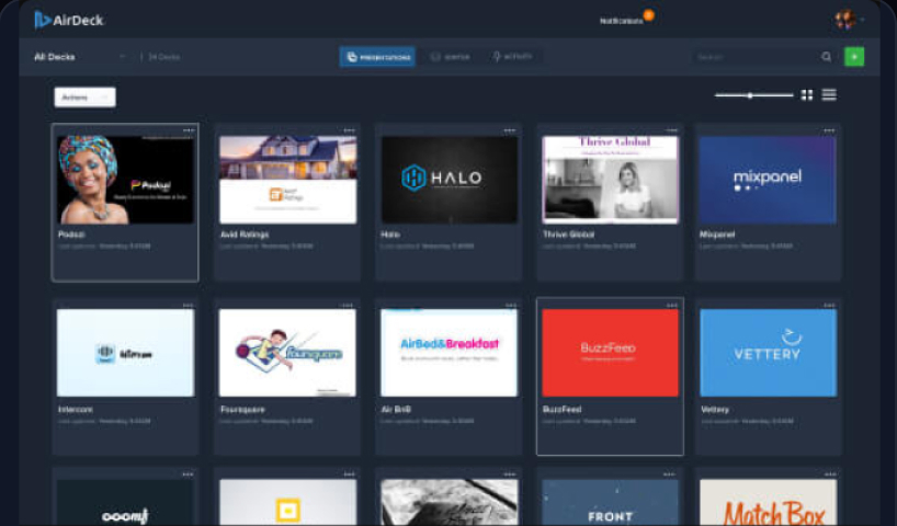 AirDeck product screenshot