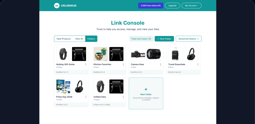 URLgenius product screenshot