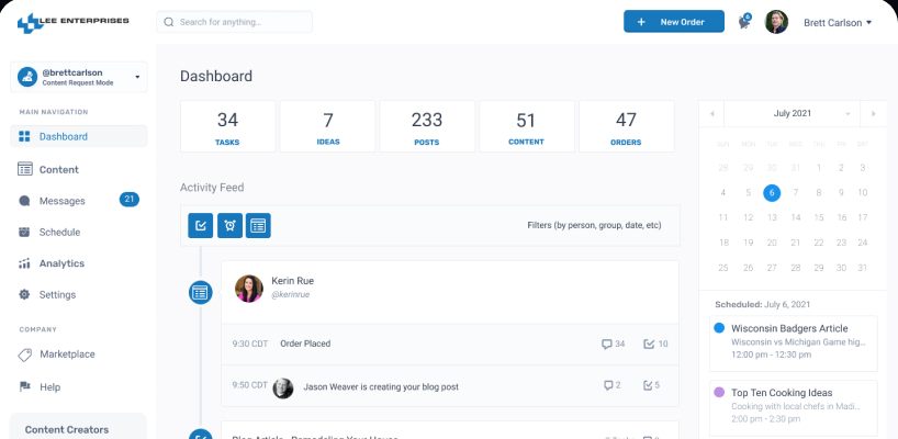 Lee Enterprises product screenshot